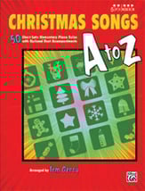 Christmas Songs A to Z piano sheet music cover